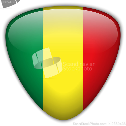 Image of Mali Flag Glossy Button