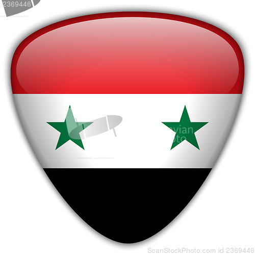 Image of Syria Flag Glossy Button