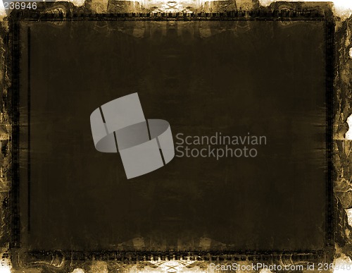 Image of Grunge border and background