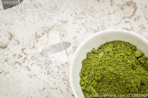 Image of moringa leaf powder