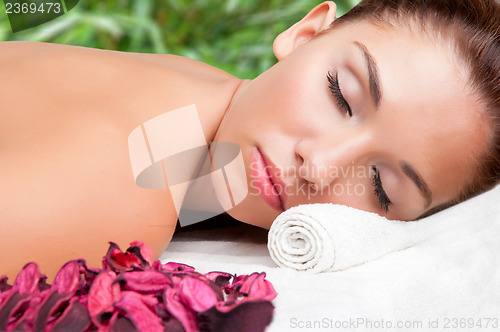 Image of Woman in a Spa