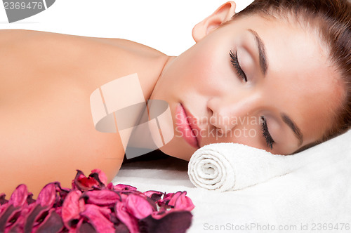 Image of Woman in a Spa