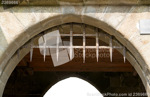 Image of Gate at Mont Saint Michel Abbey