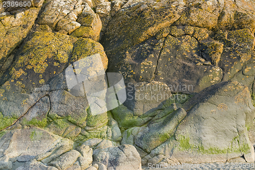 Image of rock formation near Mont Saint Michel Abbey