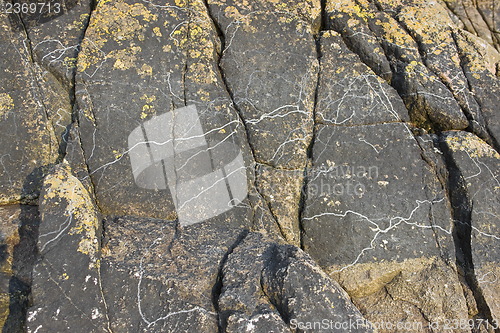 Image of rock formation near Mont Saint Michel Abbey