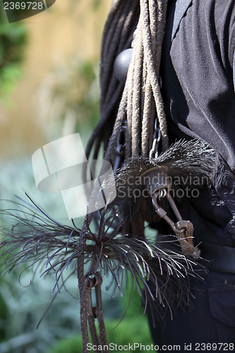 Image of Brushes and euipment of a chimney sweep