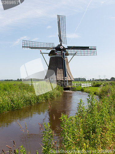 Image of Traditional old dutch windmill