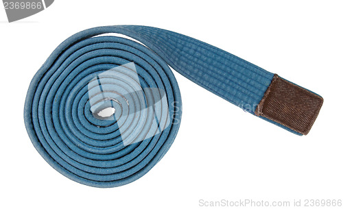 Image of Blue belt isolated