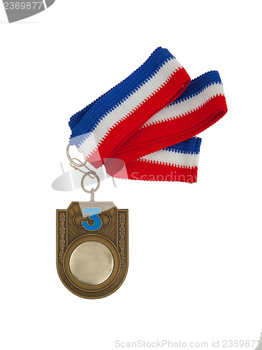 Image of Old medal isolated