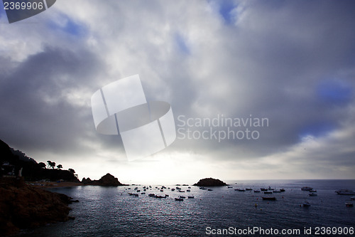 Image of sunrise over the Mediterranean Sea