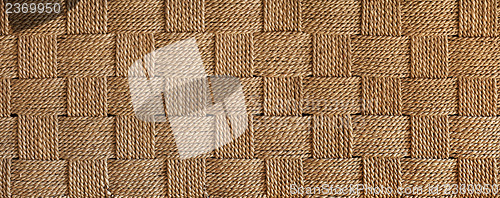 Image of horizontal natural fibers weaving background
