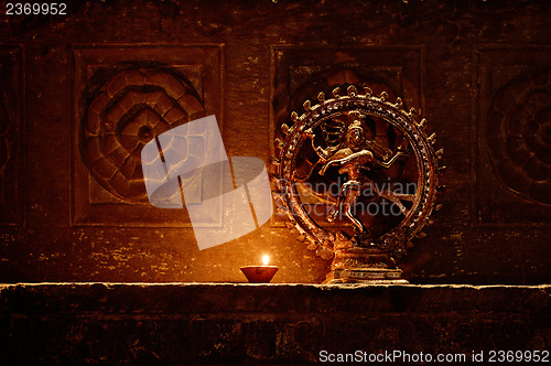 Image of Statuette of the god Shiva dancing. India, Udaipur