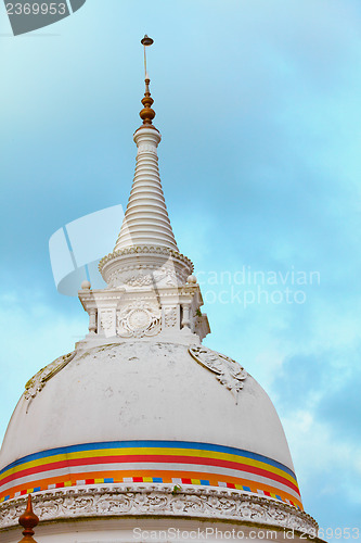 Image of Stupa (dagoba) - Kande Viharaya Temple. Bentota, Sri Lanka