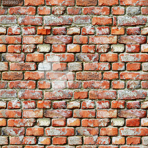 Image of Seamless pattern - brick wall grunge background