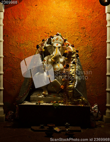 Image of Statuette of the god - Ganesh. India, Udaipur