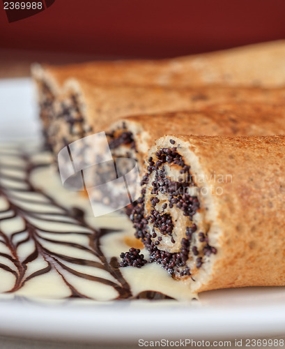 Image of Pancakes with poppy seeds