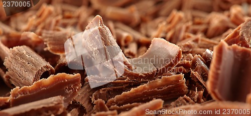 Image of chocolate shaving background