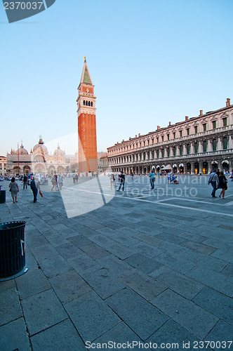 Image of Venice Italy Saint Marco square view