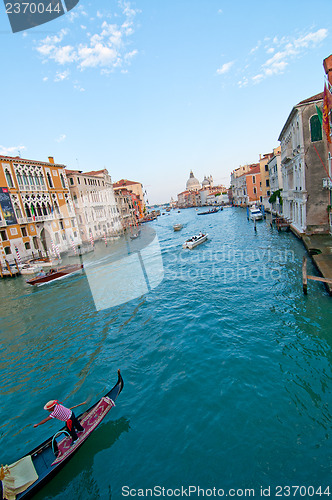 Image of Venice Italy grand canal view