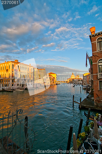 Image of Venice Italy grand canal view