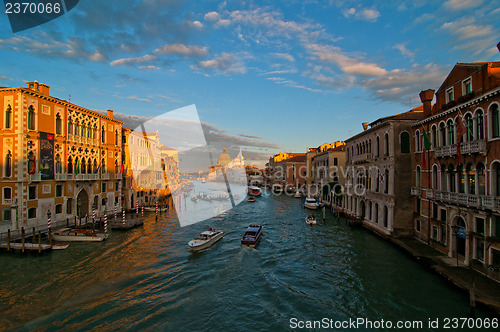 Image of Venice Italy grand canal view