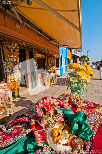 Image of Venice Italy burano souvenir shop