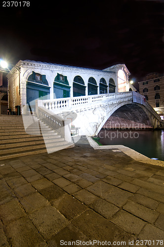 Image of Venice Italy Rialto bridge view
