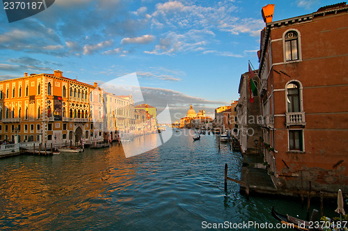 Image of Venice Italy grand canal view