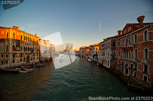 Image of Venice Italy grand canal view