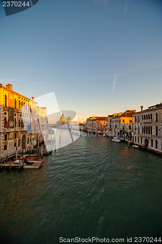 Image of Venice Italy grand canal view