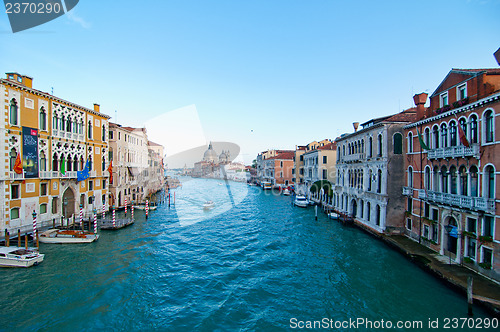 Image of Venice Italy grand canal view