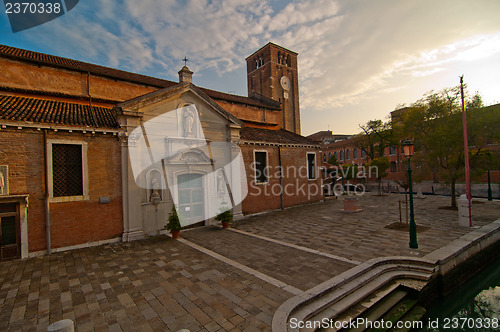 Image of Venice Italy San Nicolo dei mendicoli church