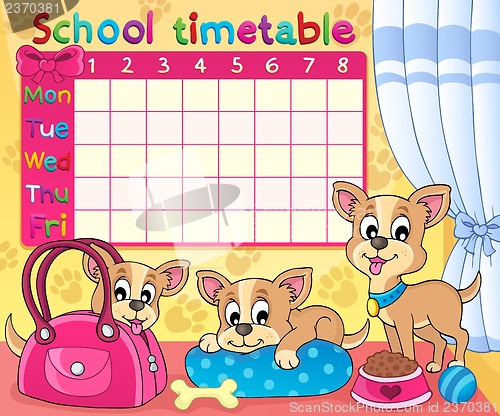 Image of School timetable thematic image 5