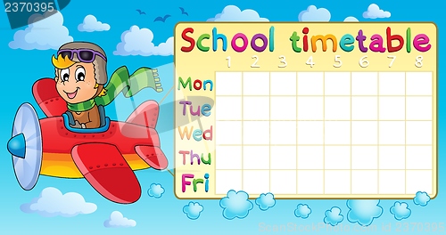 Image of School timetable thematic image 1