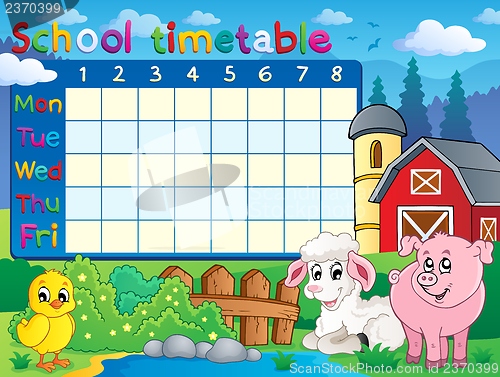 Image of School timetable topic image 1