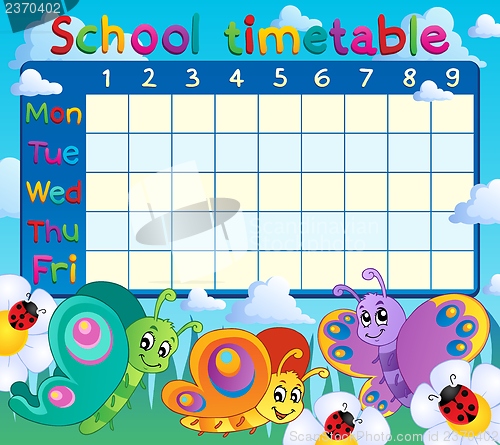 Image of School timetable topic image 7