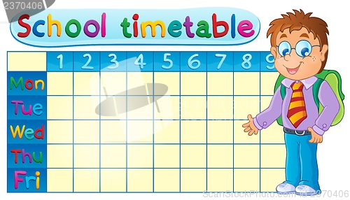 Image of School timetable theme image 1