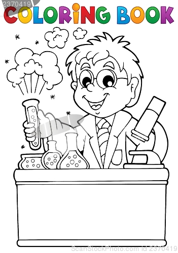 Image of Coloring book school subject 1