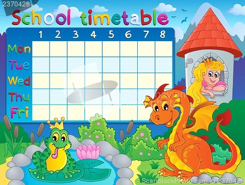 Image of School timetable thematic image 4