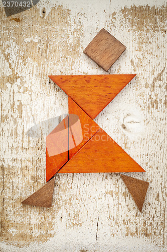 Image of tangram dancer figure