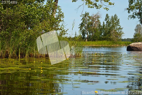 Image of Landscape on a lake.