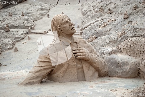 Image of Sand sculpture.