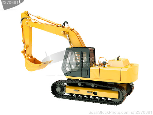 Image of Excavator isolated 