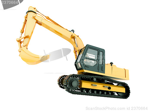 Image of Excavator isolated 