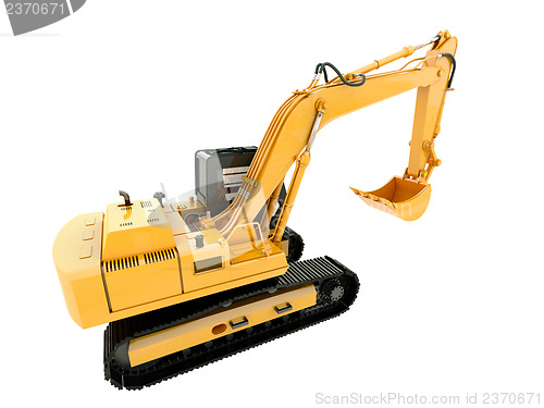 Image of Excavator isolated 