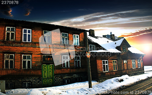 Image of Wooden houses in Kleskin