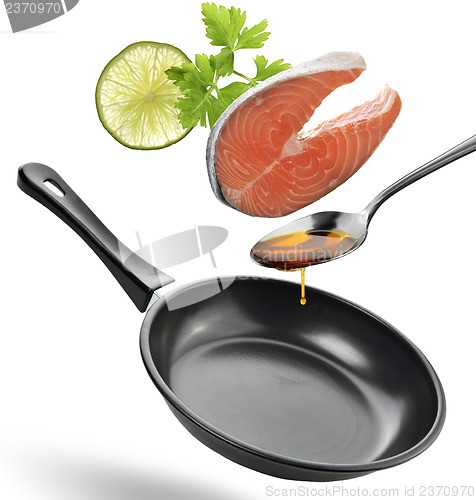 Image of Salmon Cooking Ingredients