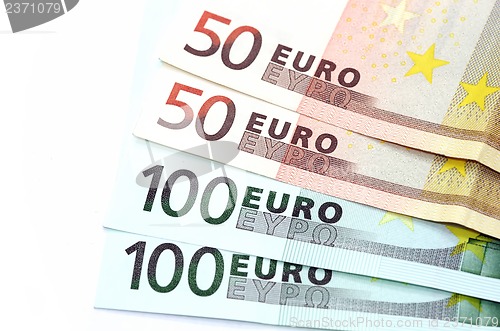Image of Euro banknotes