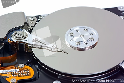 Image of Opened hard disk