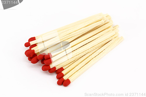 Image of Group of wooden matches